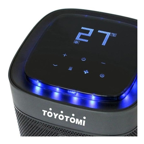 Termoventilador Eléctrico Wifi 2.000 W Toyotomi/ Enviogratis Color Negro