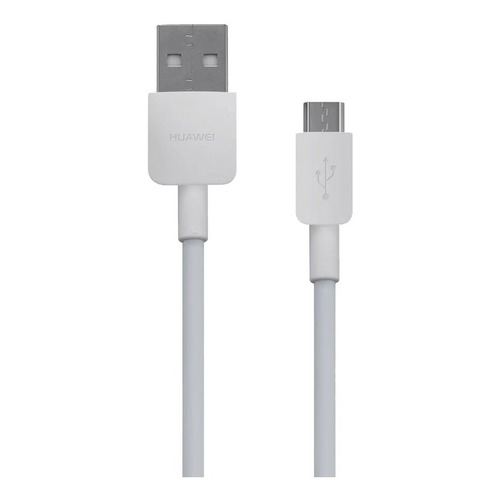 Cable Micro Usb Carga Rápida Huawei Ap70 Revogames Color Blanco