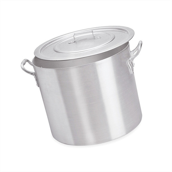 Olla Cacerola Aluminio 36 Cm 32,5 Lts Gastronomia