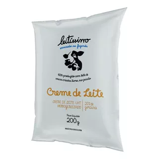 Creme De Leite Uht Homogeneizado Leitíssimo Pacote 200g