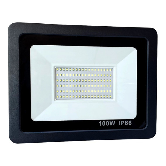 Foco Led Ultra Plano 12v/24v, 100w, 6300k, Luz Blanca