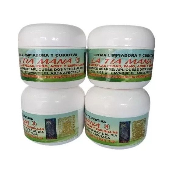 4pack Cremas Tia Mana 100% Original 32 Gramos 