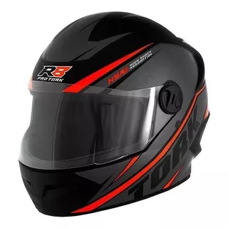 Capacete Moto Fechado Masculino E Feminino Pro Tork R8 Fosco Cor Vermelho Tamanho Do Capacete 58