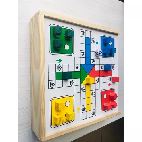 Jogo 5 Em 1 Ludo ,dama, Xadrez Chines, Hipismo, Xadrez - R$ 169