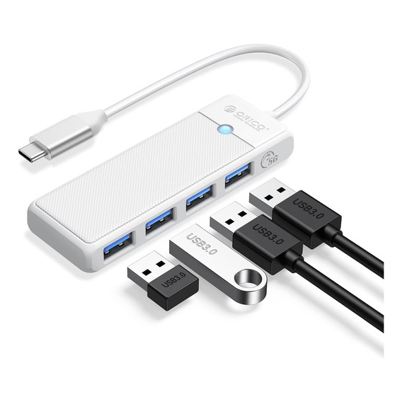 Adaptador Multipuerto Hub Usb C A Usb Con 4 Puertos