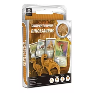 Jogo Cartas Dinossauros Super Copag Carta Baralho Amigos