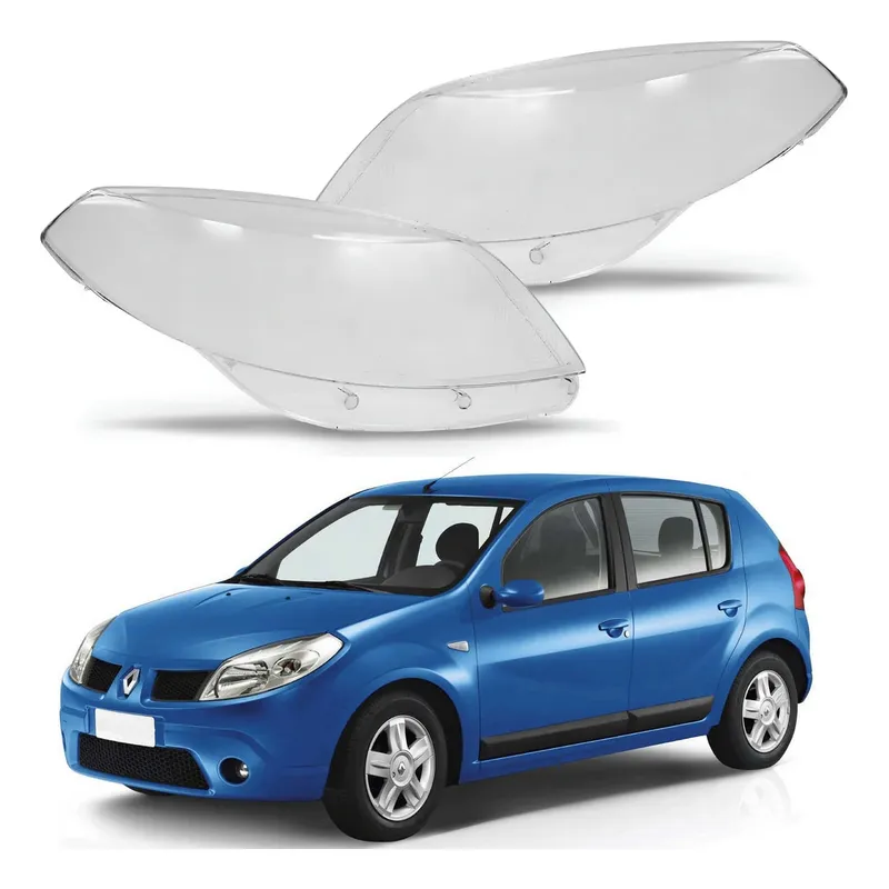 Par Lentes Do Farol Sandero 1.0 1.6 2007 A 2014