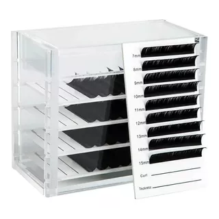 Lash Box Organizador Suporte De Cílios Em Acrílico Extensão