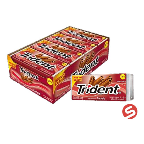 Trident Val-u-pack Canela 12pzs