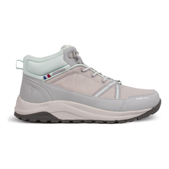 Zapatos De Mujer Michelin Desert Race Gris Claro-menta