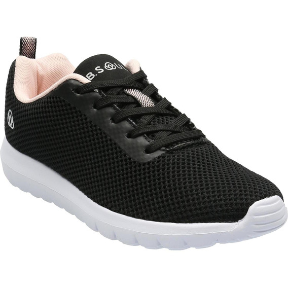 Zapatilla De Mujer Ns1 Ii Negro Bsoul