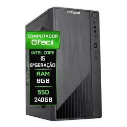 Computador Fácil Intel Core I5 (6ª Geração) 8gb Ssd 240gb no Mercado Livre com oferta e cupom de desconto