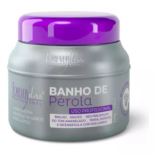 Máscara Banho De Pérola Forever Liss 250g