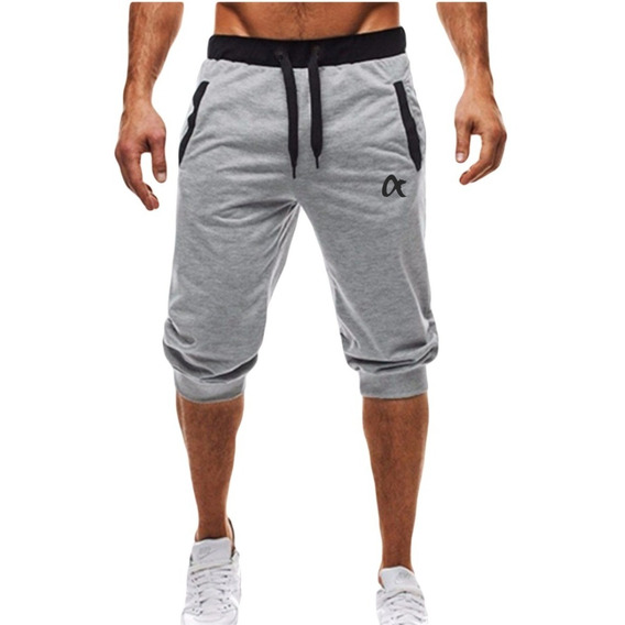 Sudadera Jogger 3/4  Mocho Hombre Slim Fit Colores 