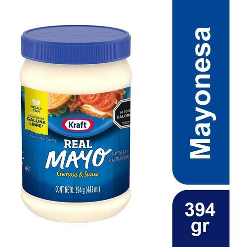 Mayonesa Kraft Frasco 394g