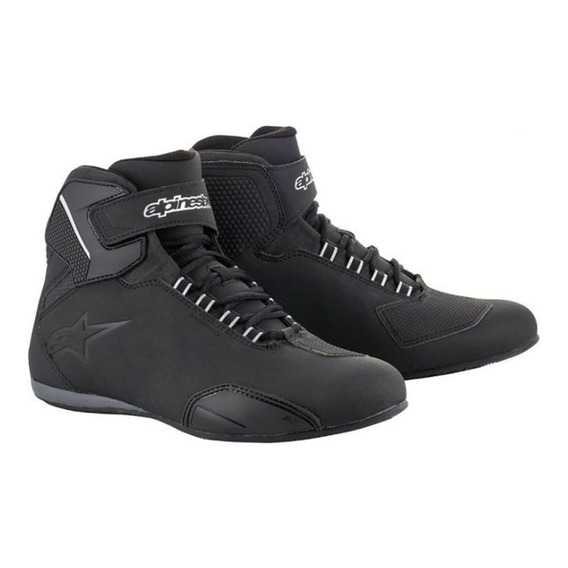 Zapatillas Moto Alpinestars Sektor Negro En Fas Motos