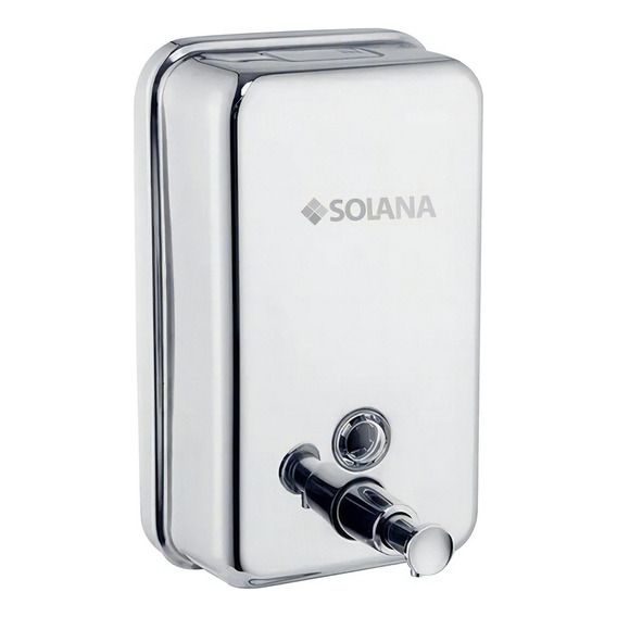 Solana Dispensador Manual De Jabón Liquido O Gel De Acero Inoxidable De 1000ml Modelo Lavanda 2 / Diseño Moderno de Acero Durable y Resistente