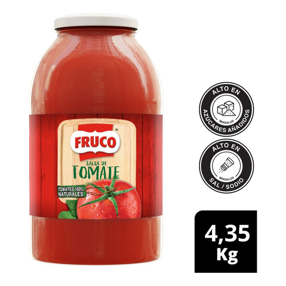 Salsa De Tomate Fruco X 4350 G - g a $14