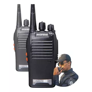 Kit Par 2 Radio Baofeng 777s Walk Talk Comunicador 16 Canais