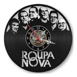 Relógio Parede Roupa Nova Música Brasileira Disco Vinil Lp