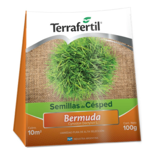 Semilla Cesped Densidad Vegetal Bermuda Terrafertil 100g
