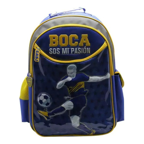 Mochila Boca Juniors Espalda 18 PuLG Cresko Legitima Bo 285 Color Azul