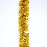 Guirnalda Navidad Gofrada Oro Metal 8cm X 2m - 5 Tiras #172