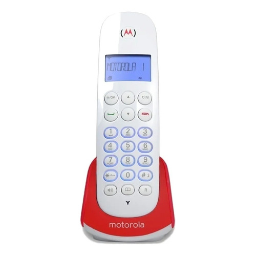 Teléfono Motorola  M750R inalámbrico - color rojo