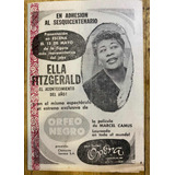 Antiguo Programa De Gran Cine Suipacha. Ella Fitzgerald