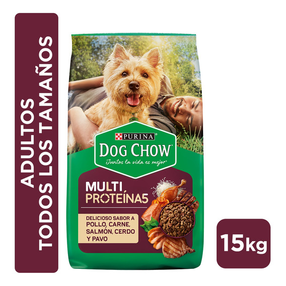 Alimento Perro Seco Dog Chow® Adultos Multi Proteína 15kg