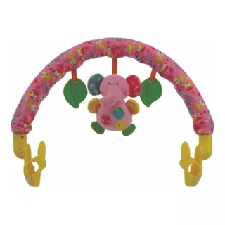 Arco Barral Para Cochecitos Con Peluches Sonajeros Y Chifles