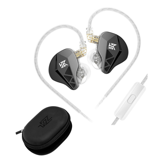 Audifonos In-ear Kz Edxs Con Microfono + Estuche