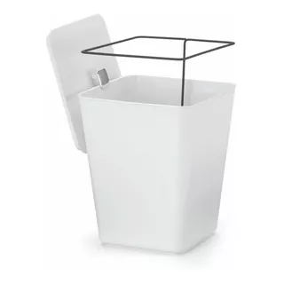 Lixeira Quadrada Arthi 5090 Cor Branco 7l