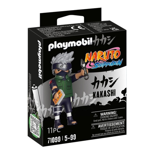 Figura Para Armar Playmobil Naruto Kakashi 11 Piezas 3+