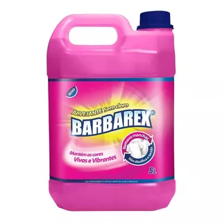 Barbarex Alvejante Sem Cloro Roupas Brancas E Coloridas 5l