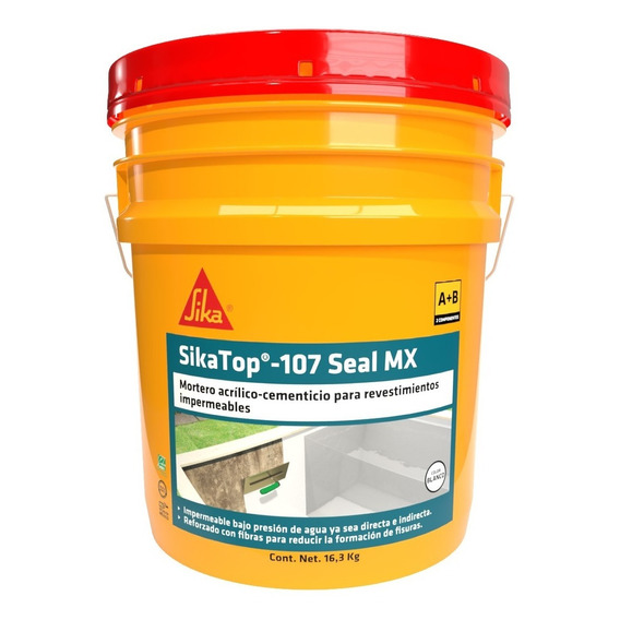 Sika Mortero Impermeable Sikatop Seal 107 Albercas Cisternas