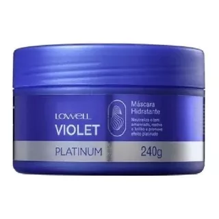 Lowell Violet Platinum Máscara Hidratante 240g