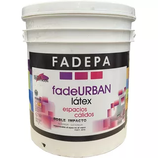 Látex Fadepa Doble Impacto Ext-int Lavable 10 Litros Blanco