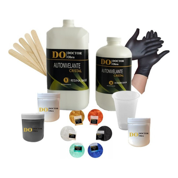 Kit De Resina Epoxy Cristal 1.5 Kg 2:1 