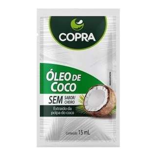 Óleo De Coco Sem Sabor Sachê 15ml Produto Vegano - Copra