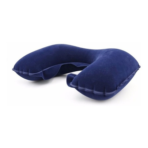 Almohada Inflabe Para Viaje Azul Rosa O Gris