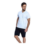 Pijama Hombre De Verano Algodón Eyelit 1908- Nueva Temporada