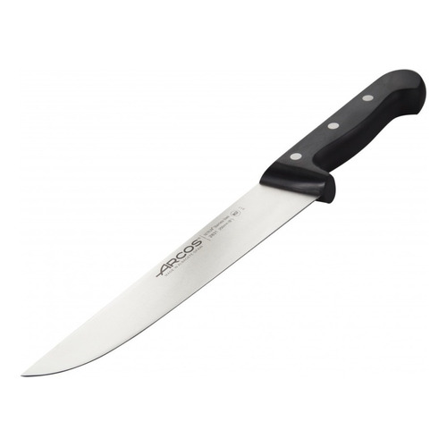 Cuchillo Carnicero Profesional Arcos 20cm Asado Parrilla Color Negro