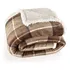Frazada Reversible Polar Sherpa Cuadrille 150x200 - Mintt Color Khaki