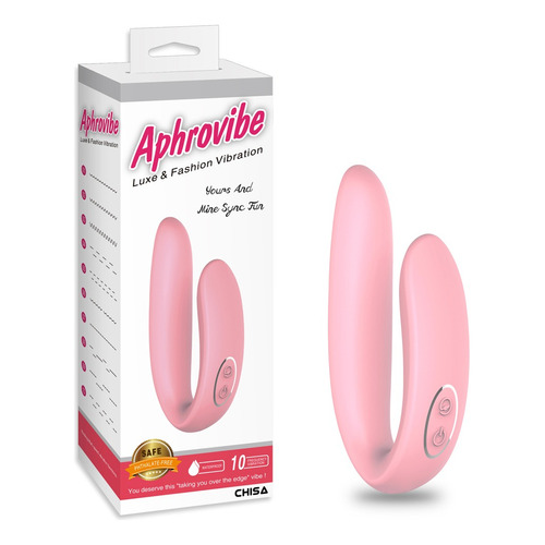 Sexshop Yours And Mine Consolador Vibrador Clitoral Dildos Color Rosa Claro