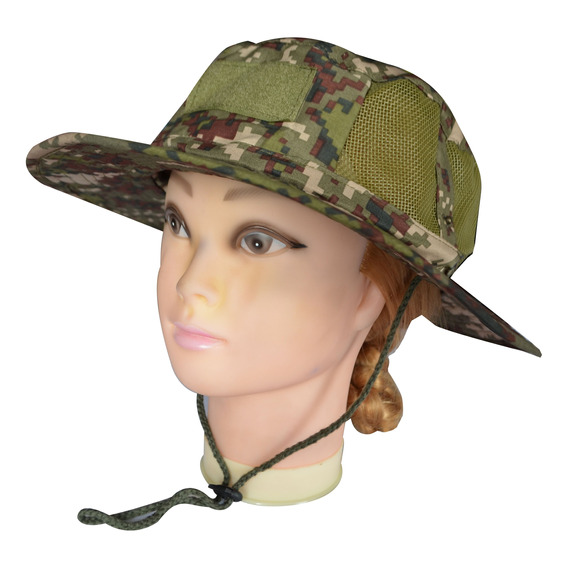 Sombrero Camuflado Trekking Camping Paseos Malla Ventilación