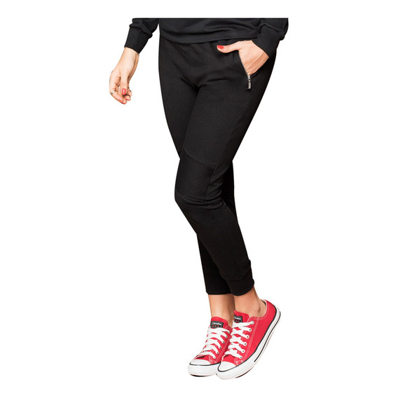 Jogger Funny Negro Para Mujer Croydon