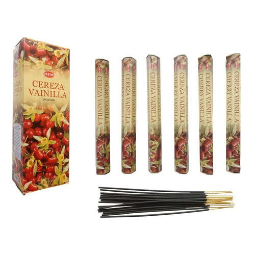 Incienso Caja Con 120 Varitas. , Aromas A Escoger Fragancia VAINILLA CEREZA