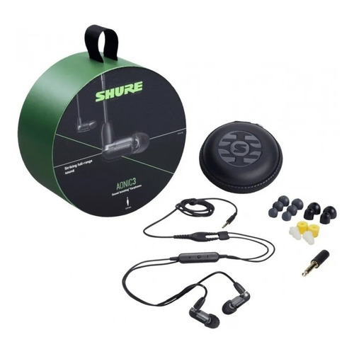 Auriculares In-ear Shure Aonic 3 Sound Isolating Negros Color Negro