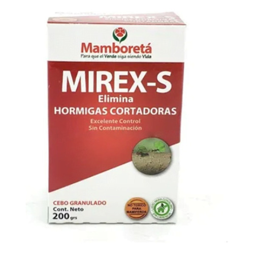 Mamboretá® Mirex-s Cebo Mata Hormiga Cortadora Minera 200gr